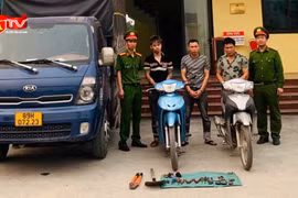 Nhanh chóng tóm gọn ổ nhóm trộm cắp xe máy nhiều tiền án