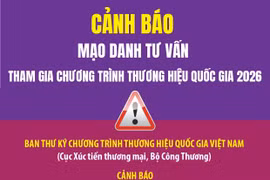 Cảnh báo mạo danh tư vấn tham gia Chương trình Thương hiệu quốc gia 2026