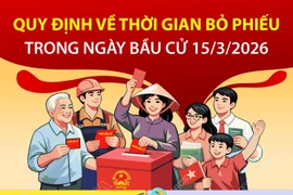 Quy định về thời gian bỏ phiếu trong ngày bầu cử 15/3/2026
