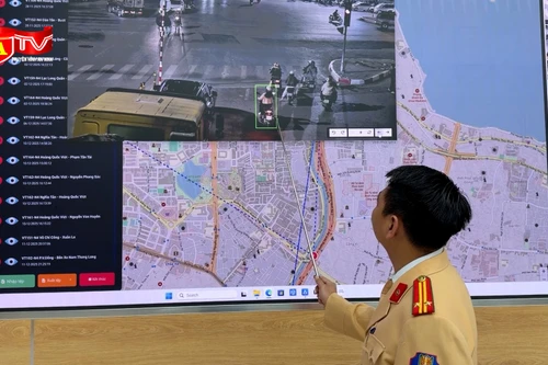 Camera AI có thể nhận diện tổng hợp phương tiện vi phạm giao thông nhiều lần
