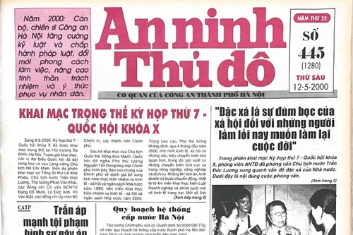 Báo An ninh Thủ đô số 01280, ngày 12/5/2000