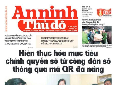 Báo An ninh Thủ đô số 7772, ngày 18/12/2025