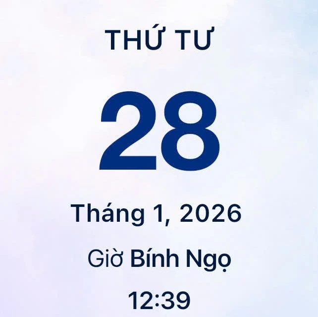 Xem lịch âm - Lịch vạn sự hôm nay ngày 28 tháng 1 năm 2026 tốt hay xấu?