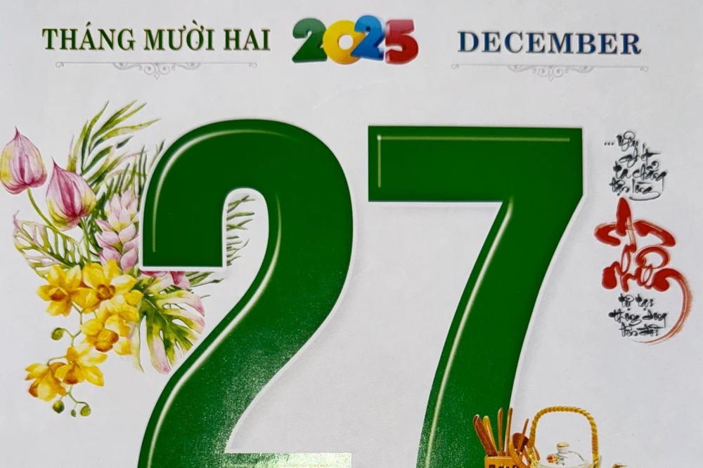 Xem lịch âm - Lịch vạn sự hôm nay ngày 27 tháng 12 năm 2025 tốt hay xấu?