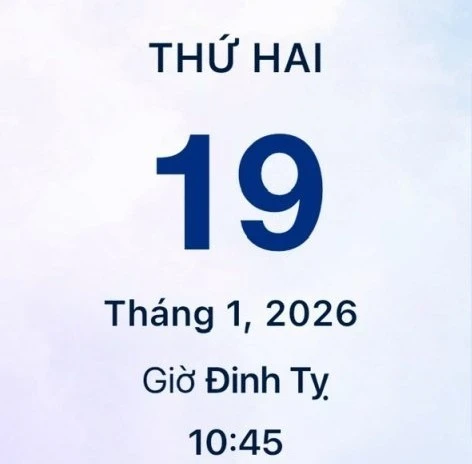 Xem lịch âm - Lịch vạn sự hôm nay ngày 19 tháng 1 năm 2026 tốt hay xấu?