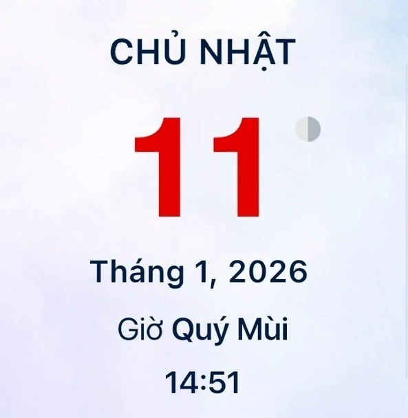 Xem lịch âm - Lịch vạn sự hôm nay ngày 11 tháng 1 năm 2026 tốt hay xấu?