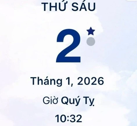 Xem lịch âm - Lịch vạn sự hôm nay ngày 2 tháng 1 năm 2026 tốt hay xấu?