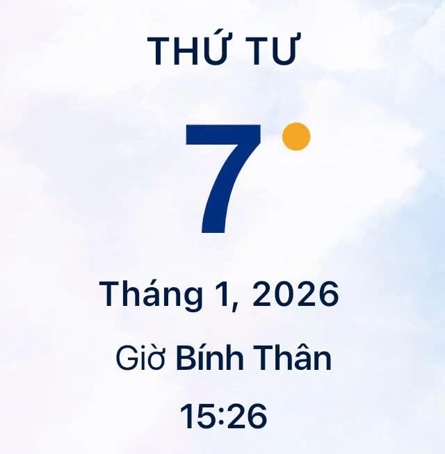 Xem lịch âm - Lịch vạn sự hôm nay ngày 7 tháng 1 năm 2026 tốt hay xấu?