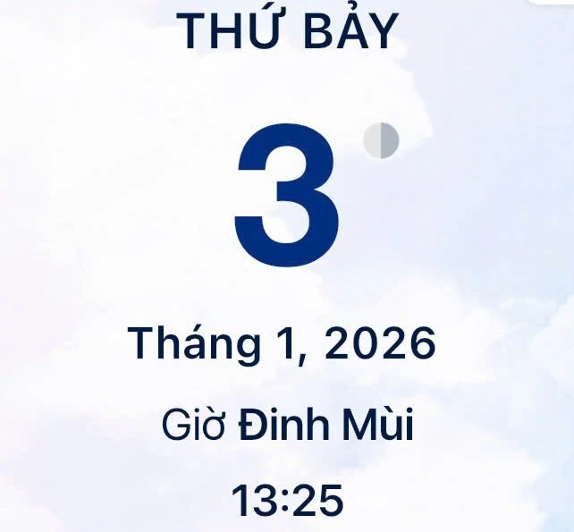 Xem lịch âm - Lịch vạn sự hôm nay ngày 3 tháng 1 năm 2026 tốt hay xấu?