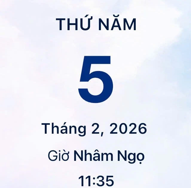 Xem lịch âm - Lịch vạn sự hôm nay ngày 5 tháng 2 năm 2026 tốt hay xấu?