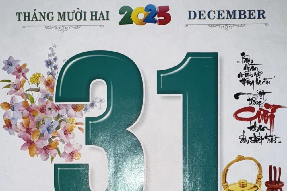 Xem lịch âm - Lịch vạn sự hôm nay ngày 31 tháng 12 năm 2025 tốt hay xấu?