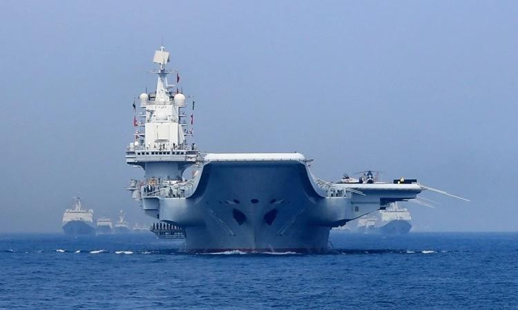 Nhóm tác chiến tàu sân bay Trung Quốc đi qua eo biển Miyako và tiến ra Thái Bình Dương Nhóm tác chiến tàu sân bay Trung Quốc đi qua eo biển Miyako và tiến ra Thái Bình Dương