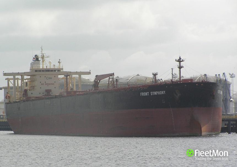 Tàu A Symphony đã bị rò rỉ dầu ra biển Hoàng Hải Tàu A Symphony đã bị rò rỉ dầu ra biển Hoàng Hải