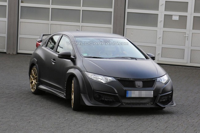 Bắt gặp Honda Civic Type R bản sản xuất trên đường thử ảnh 4