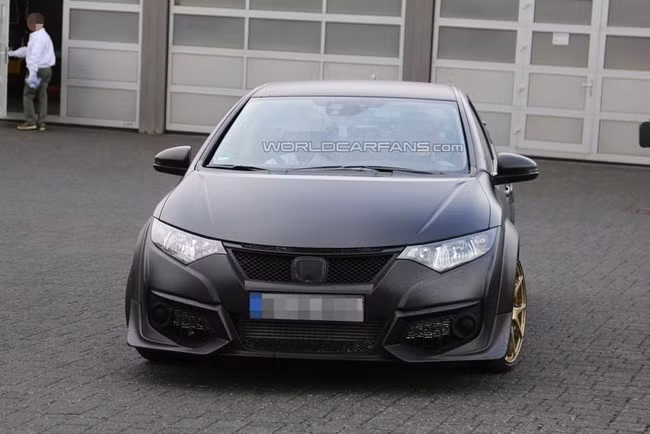 Bắt gặp Honda Civic Type R bản sản xuất trên đường thử ảnh 3