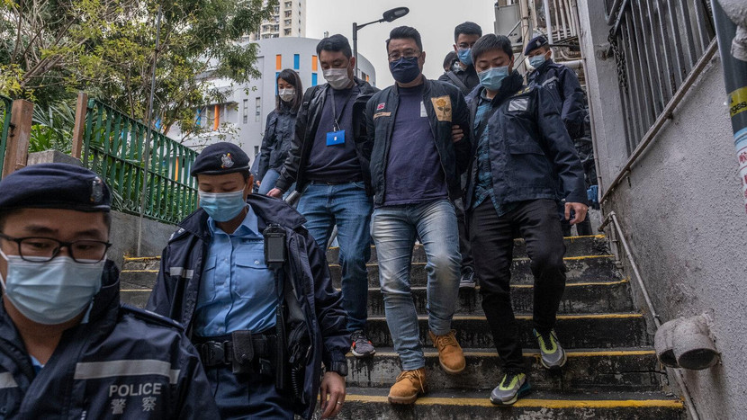Nhiều nhà hoạt động dân chủ Hong Kong đã bị bắt giữ