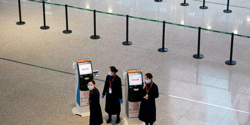 Bắt đầu từ 28-1, ngày đầu tiên của khoảng thời gian lễ hội mùa xuân thường kéo dài 40 ngày ở Trung Quốc, sân bay quốc tế ở thủ đô Bắc Kinh đã chứng kiến số lượng hành khách giảm 86% so với cùng kỳ năm 2020.