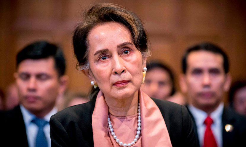 Bà Aung San Suu Kyi đang bị tạm giam sau cuộc chính biến hôm 1-2