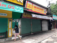 Những hình ảnh nhà hàng, quán cafe đóng cửa để phòng, chống dịch Covid-19 ở Hà Nội
