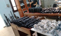 Thu giữ gần 1 tấn linh kiện lắp đặt súng được chào bán trên mạng xã hội