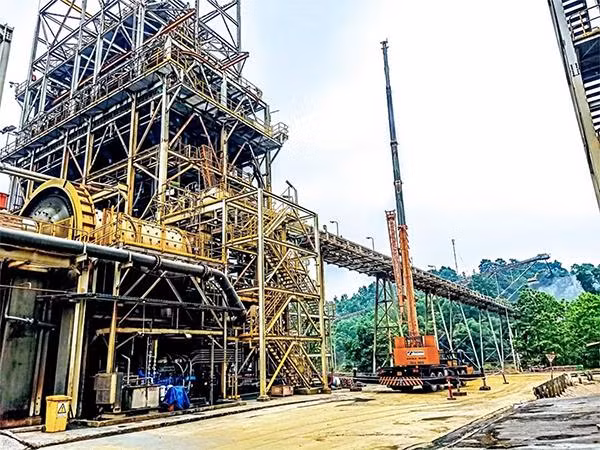 Một góc nhà máy khai thác chế biến hiện tại của Masan High-Tech Materials