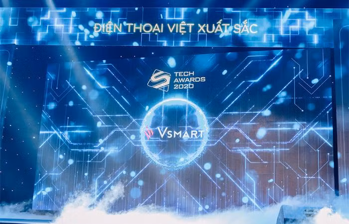 Vsmart được vinh danh là thương hiệu điện thoại Việt xuất sắc nhất tại Tech Awards 2020