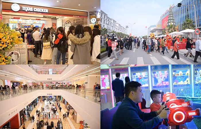 Hơn một trăm thương hiệu đình đám: Haidilao, Manwah, The Bodyshop…quy tụ tại TTTM Vincom Mega Mall Ocean Park, trở thành điểm đến mới được yêu thích của người dân Hà Nội, thổi bừng nhịp sống sôi động của Vinhomes Ocean Park