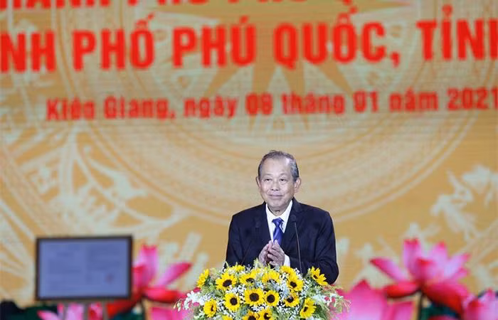 Phó Thủ tướng Thường trực Chính phủ Trương Hòa Bình phát biểu tại sự kiện Phó Thủ tướng Thường trực Chính phủ Trương Hòa Bình phát biểu tại sự kiện