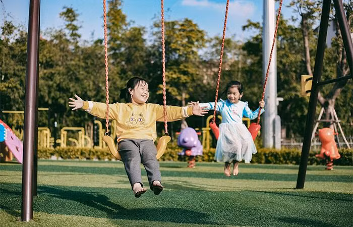 Môi trường sống với sinh thái trong lành giúp cư dân có thể hòa mình vào thiên nhiên