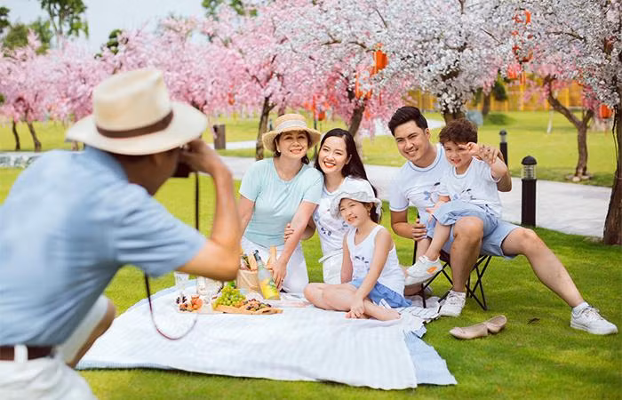 Tận hưởng từng phút giây bên gia đình