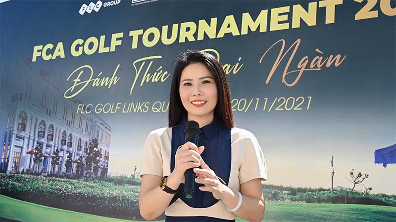 Bà Đặng Thị Lưu Vân – Phó TGĐ Tập đoàn FLC, Tổng Giám đốc FCA