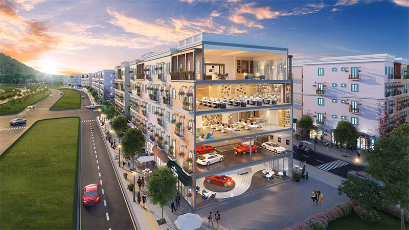 Diện tích lớn khiến Sun Grand City New An Thoi dễ dàng tùy biến nhiều loại hình kinh doanh