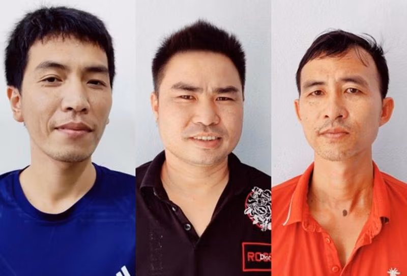 Các đối tượng trong đường dây cá độ bóng đá bị cơ quan Công an bắt giữ để phục vụ công tác điều tra