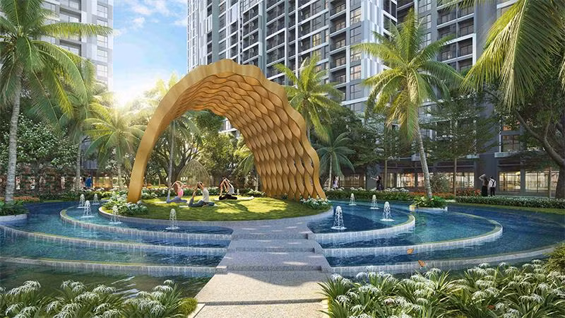 Đảo Yoga thư giãn trên mặt nước giữa lòng ốc đảo xanh sinh thái The Pavilion Đảo Yoga thư giãn trên mặt nước giữa lòng ốc đảo xanh sinh thái The Pavilion