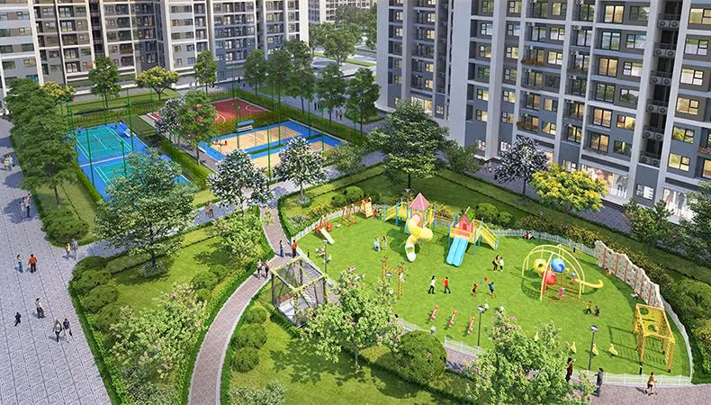Hệ thống tiện ích hoàn thiện tại Sapphire 2 - Vinhomes Ocean Park