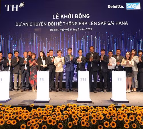 Dự án chuyển đổi nền tảng công nghệ lên SAP S/4 HANA sẽ góp phần giúp TH hiện thực hóa các mục tiêu phát triển.