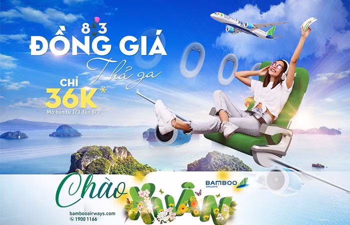 Bamboo Airways đã sẵn sàng tặng quà cho một nửa xinh đẹp của thế giới