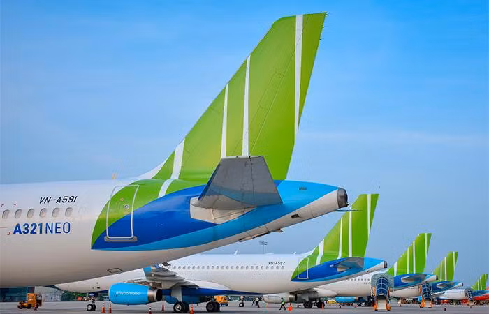 Bamboo Airways đang trong top dẫn đầu về số lượng đường bay nội địa