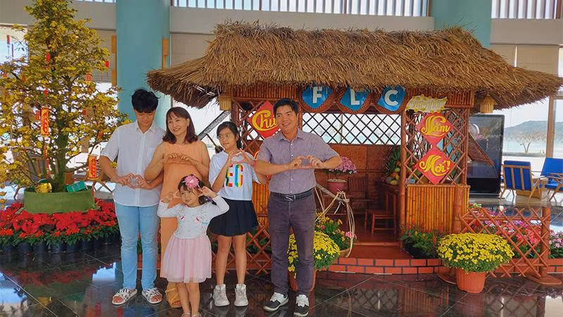 Nhiều gia đình lựa chọn FLC Quy Nhon cho chuyến du xuân đầu năm (Ảnh: FLC Quy Nhon)