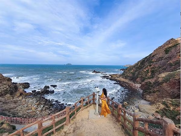Thu trọn biển trời mênh mang mở ra trước tầm mắt (Ảnh: linhvan_1101)