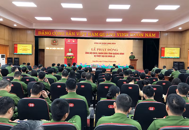 Đảng ủy – Ban chỉ huy Cônng an quận mong muốn cán bộ, chiến sỹ nêu cao tinh thần đoàn kết dân tộc, phát huy truyền thống tốt đẹp của đơn vị, với tinh thần "Tương thân tương ái", "Lá lành đùm lá rách"