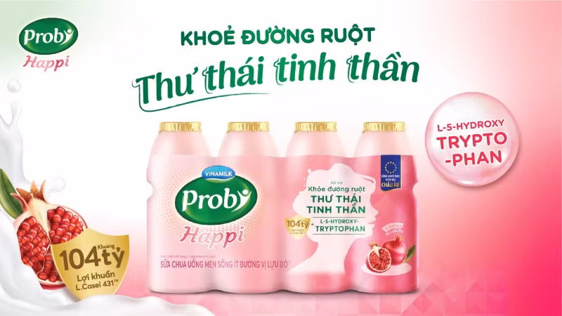 Chuyên gia khuyên dùng hai chai Probi Happi mỗi ngày để “Khỏe đường ruột – Thư thái tinh thần” Chuyên gia khuyên dùng hai chai Probi Happi mỗi ngày để “Khỏe đường ruột – Thư thái tinh thần”