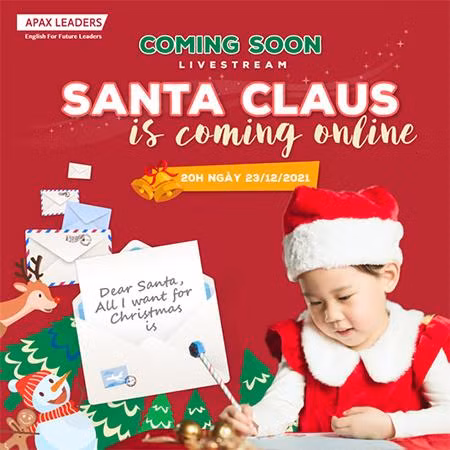 Chương trình Santa Claus is coming Online nhận được hàng trăm lá thư mỗi ngày