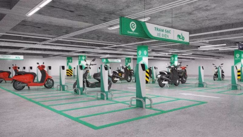 Trạm sạc điện tiện lợi, thân thiện được lắp đặt ngay trong khu đô thị Vinhomes Trạm sạc điện tiện lợi, thân thiện được lắp đặt ngay trong khu đô thị Vinhomes