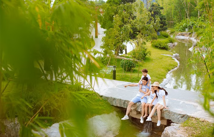 Những cung đường rợp bóng cây uốn lượn khẳng định đặc quyền hưởng thụ hiếm có dành cho cư dân Vinhomes Smart City
