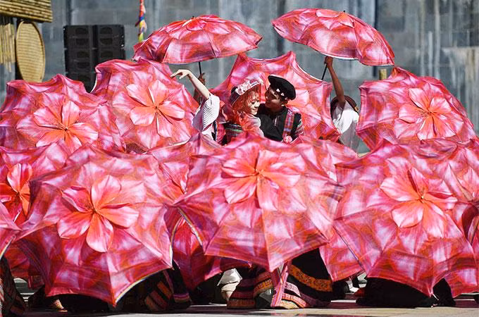 Show diễn Vũ điệu trên mây tại Sun World Fansipan Legend dưới ống kính NAG Hoàng Hà