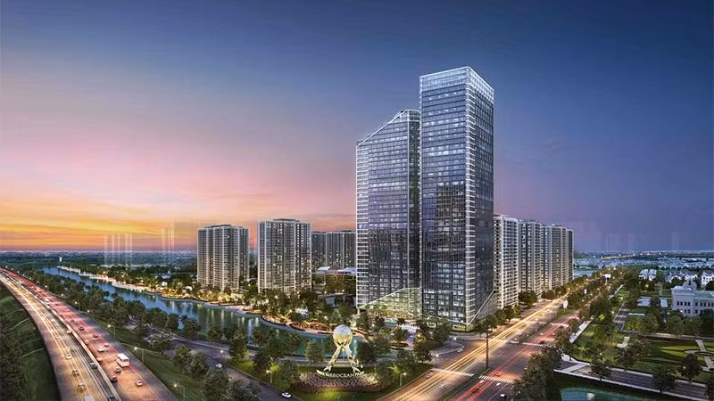 Bất động sản tại Hà Nội đang dịch chuyển điểm nóng về phía bờ Đông sông Hồng