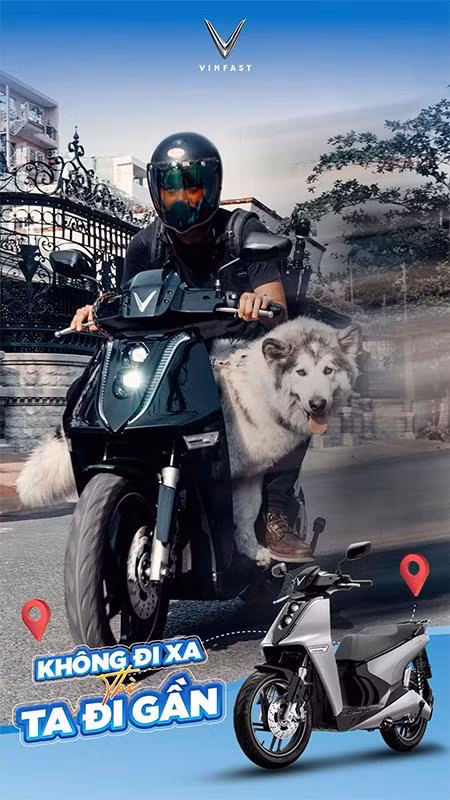 Trong khi đó, travel blogger Tùng Phạm lại nhiệt tình hưởng ứng cuộc thi bằng bức ảnh "siêu cá tính cool ngầu" cùng với thú cưng.