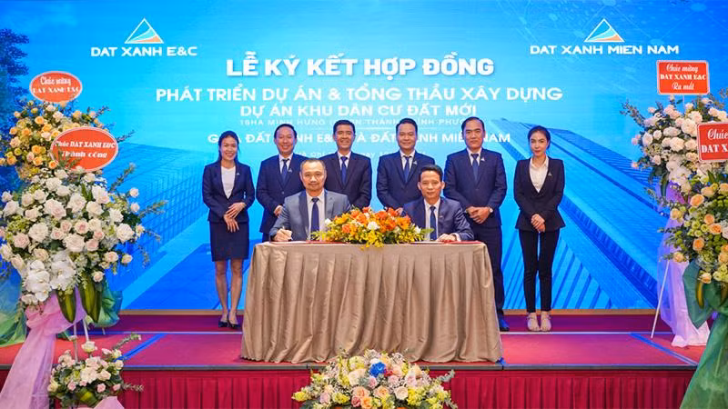 Đất Xanh E&amp;C ký kết hợp đồng với Đất Xanh Miền Nam – một đơn vị thành viên của Dat Xanh Services (DXS) để phát triển dự án Khu dân cư Đất Mới Minh Hưng 16ha tại xã Minh Hưng, huyện Chơn Thành, tỉnh Bình Phước.