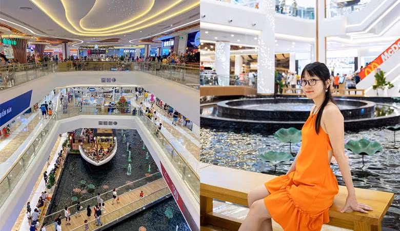Đừng bỏ qua dòng sông lãng mạn trong nhà duy nhất Việt Nam ở tầng 1. Góc ảnh chuẩn nhất ở đây là vị trí ngồi ghế nghỉ bên dưới thác nước 360 độ, có thể vừa chụp được hình thác nước, vừa lấy được cả dòng sông. Đừng bỏ qua dòng sông lãng mạn trong nhà duy nhất Việt Nam ở tầng 1. Góc ảnh chuẩn nhất ở đây là vị trí ngồi ghế nghỉ bên dưới thác nước 360 độ, có thể vừa chụp được hình thác nước, vừa lấy được cả dòng sông.